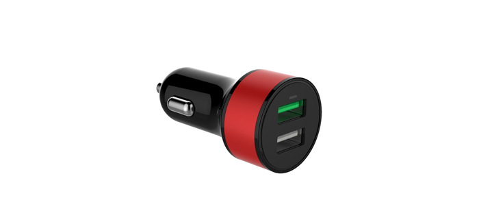 塑膠QC3.0車載手機充電器SN-143-02